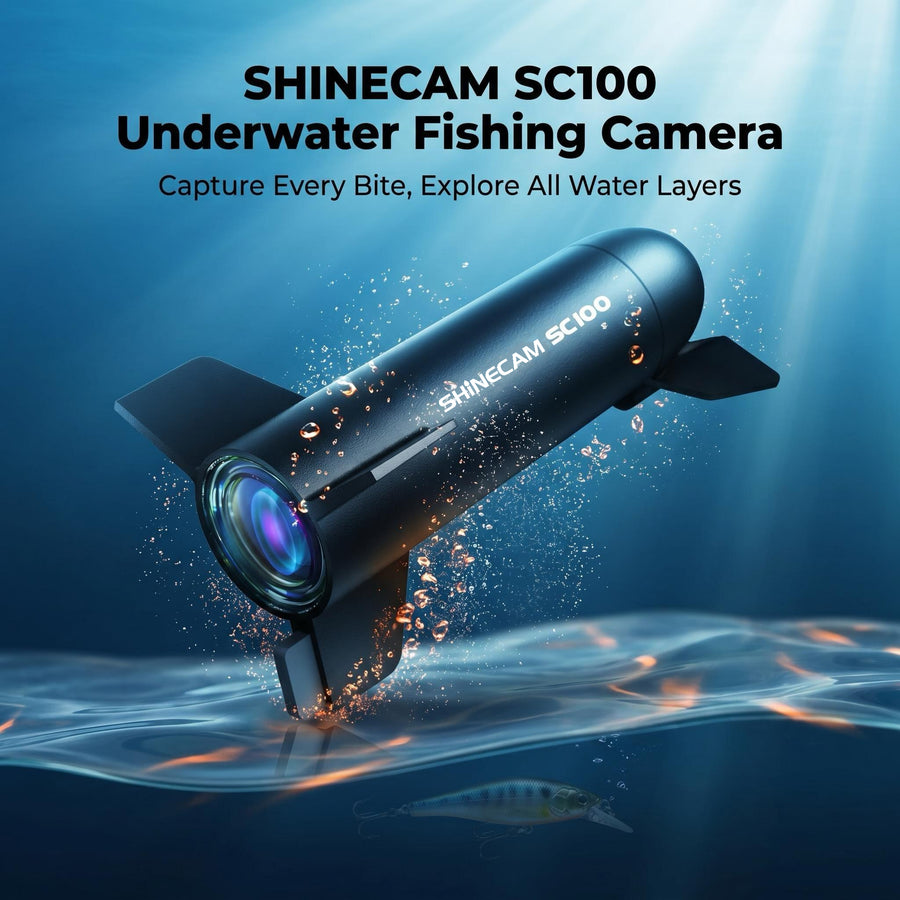camera fishing lure Chasing CanFish CamX Action Immerse In Expansive Vision Delve into the depths with Fishing Cam Xs 136 lens This Video Camera Looks A