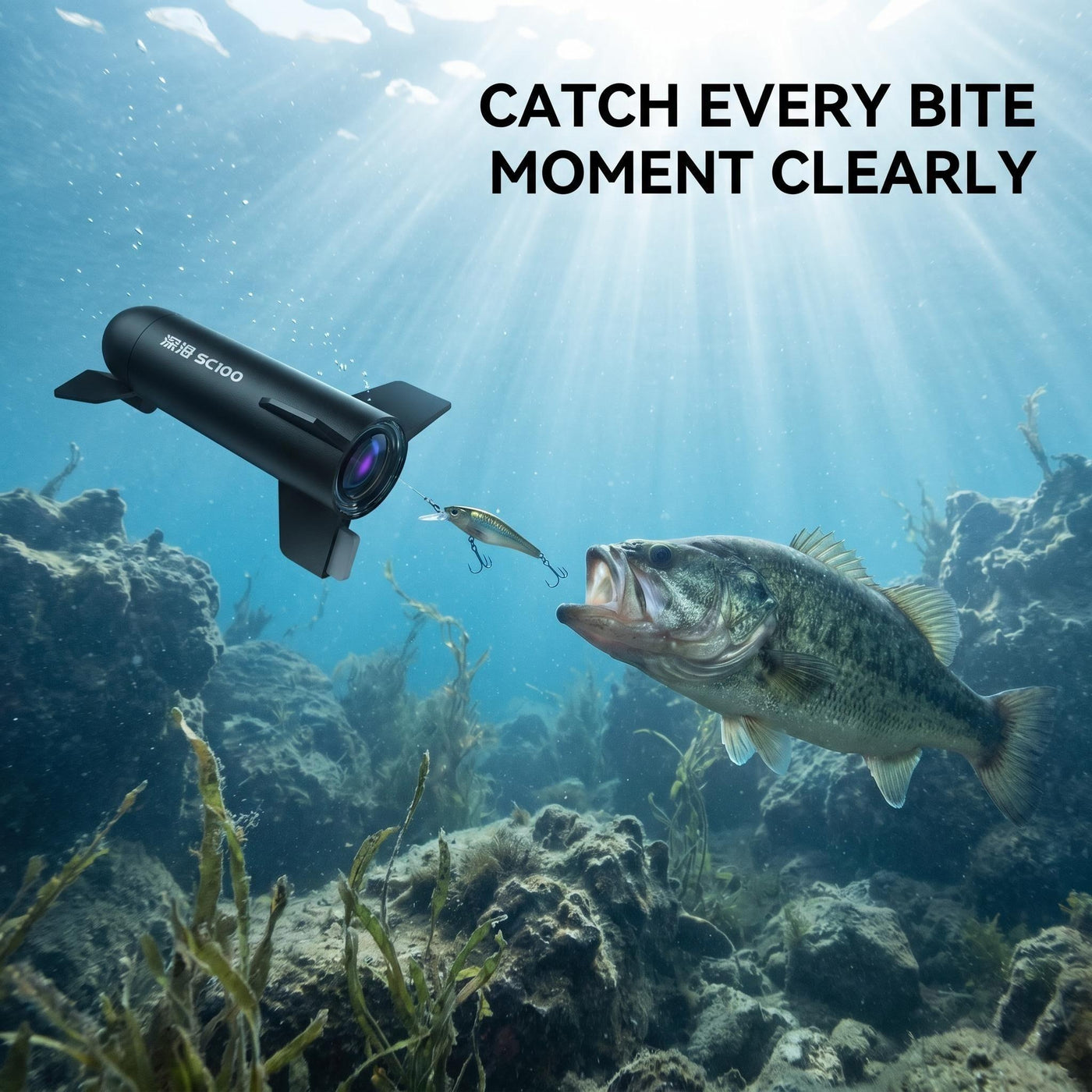 SC100 Underwater Fishing Camera, 1080P Casting Line Camera – SHINECAM